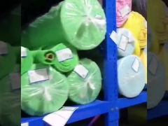 다른 색 직물 비디오