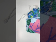 와플 비치 타월