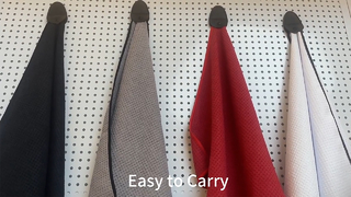 와플 골프 타올로 클럽을 깨끗하게 유지하세요