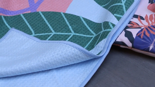 빠른 건조 와플 비치 타월